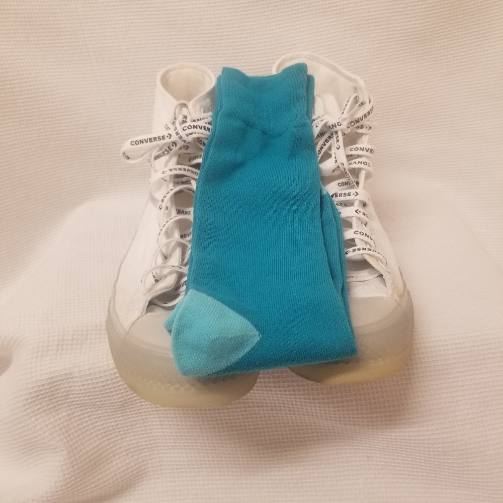 Converse Chuck Taylor With New Pair of Socks - Picture 8 of 16